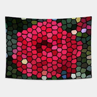 Rose Bouquet Stained Glass Tapestry