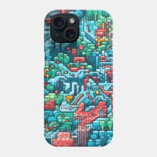 Pixel Art Repeating Pattern Phone Case