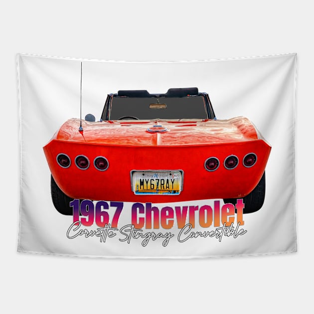 1967 Chevrolet Corvette Stingray Convertible Tapestry by Gestalt Imagery