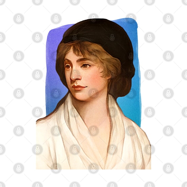 British Writer Mary Wollstonecraft illustration by Litstoy 