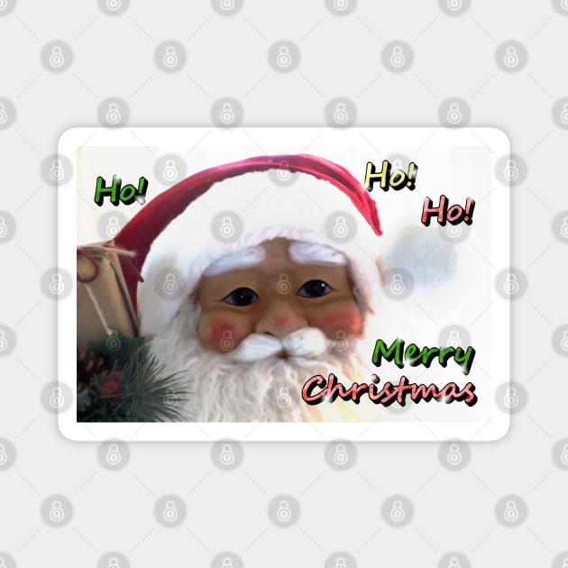 Merry Christmas Santa Clause Magnet by ButterflyInTheAttic