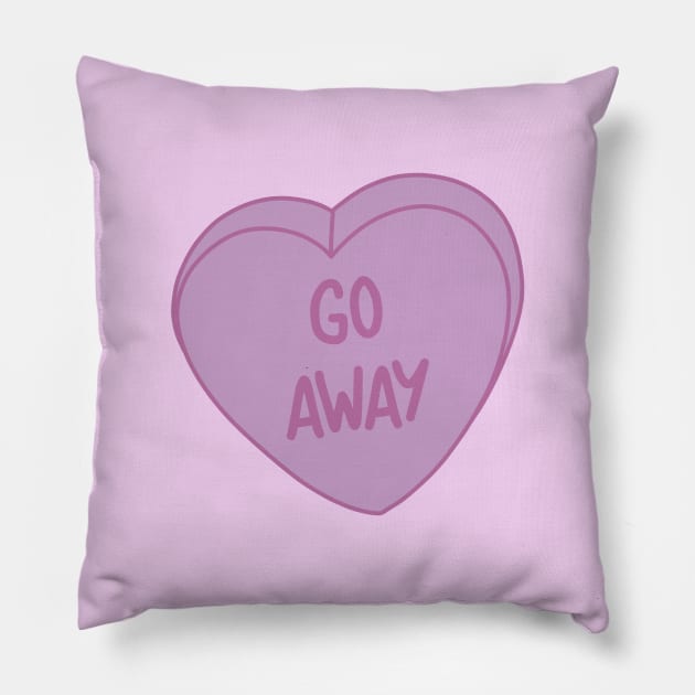 Go Away Pillow by lulubee