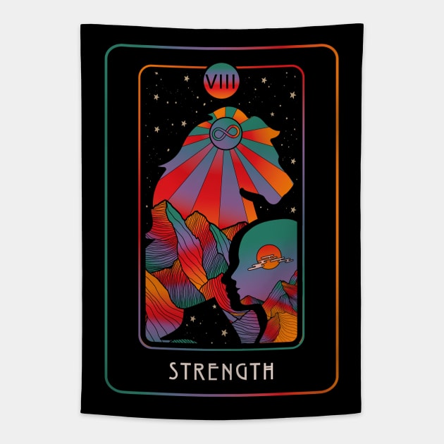 Strength Tapestry by Inktally