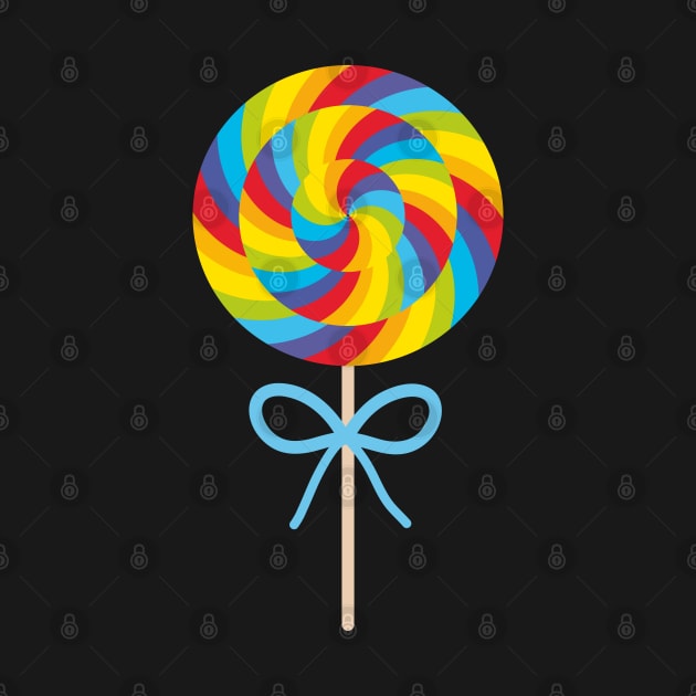 Candy on stick with twisted design by EkaterinaP