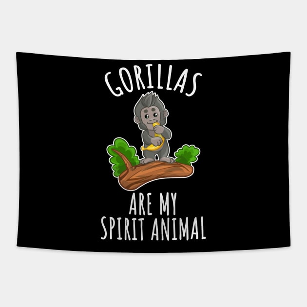 Gorillas are my spirit animal Tapestry by LunaMay