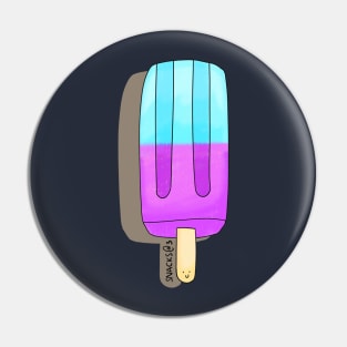 Refreshing blue and purple ice pop Pin