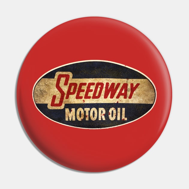 Speedway Oil Pin by Midcenturydave