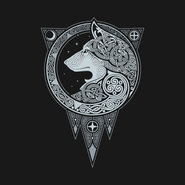 Discover NORSE ULV. SILVER. - Wolf - T-Shirt