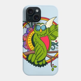 Green Owl Phone Case