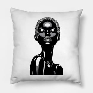 Black Woman Afrocentric Pillow