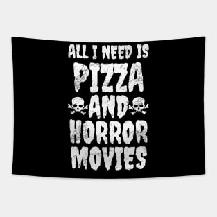 Pizza And Horror Movies Tapestry