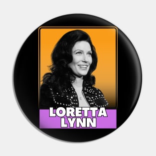 Loretta lynn (retro) Pin