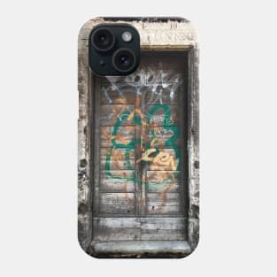 Old door in Rome Phone Case