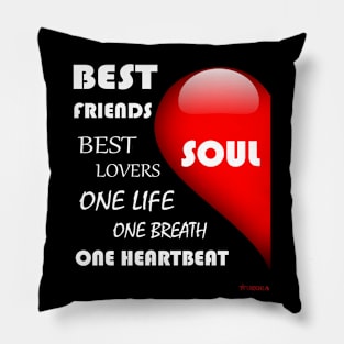 Men Valentine T-shirt SoulMate - Aurora's Pillow