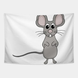 Cute Mouse Drawing Tapestry