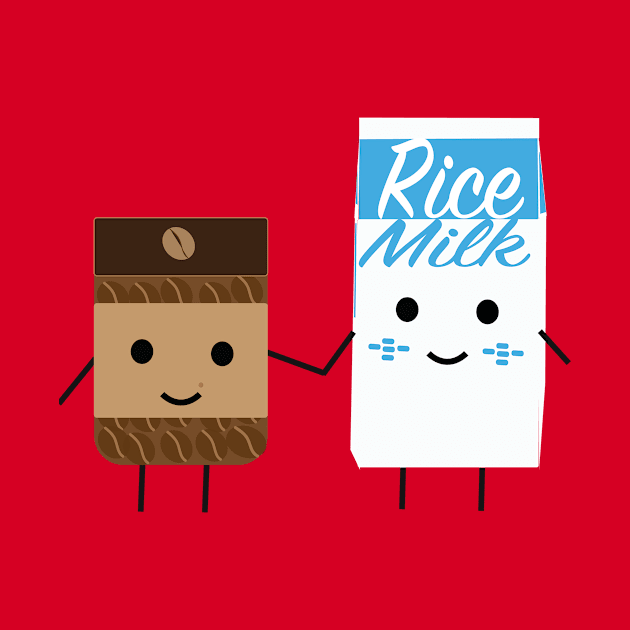 Coffee + Rice Milk = Love by gpam