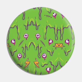 Grime Pattern Zombie Pin