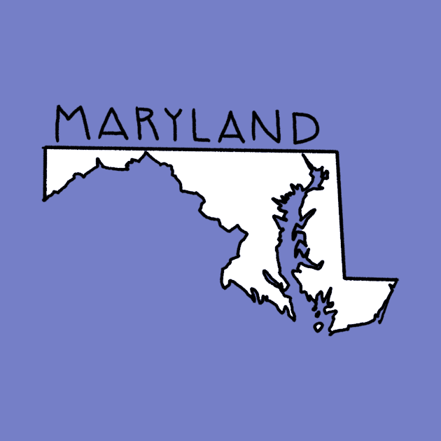 The State of Maryland - No Color by loudestkitten