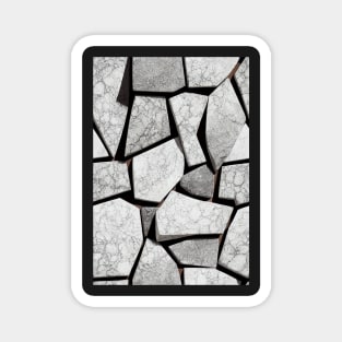 Stylized Granite Stone Pattern Texture #13 Magnet
