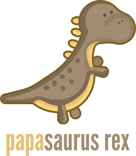 Papasaurus Rex T-Shirt Family Dinosaur Shirts Magnet