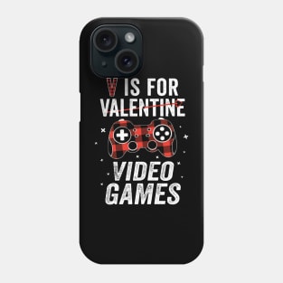 v is for video games Phone Case