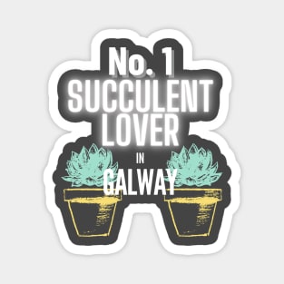The No.1 Succulent Lover In Galway Magnet