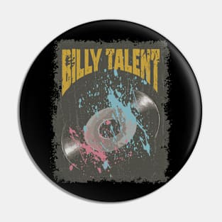 Billy Talent Vintage Vynil Pin