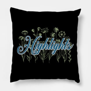 highlights floral Pillow