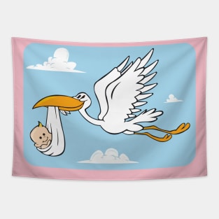 pregnant gift Tapestry