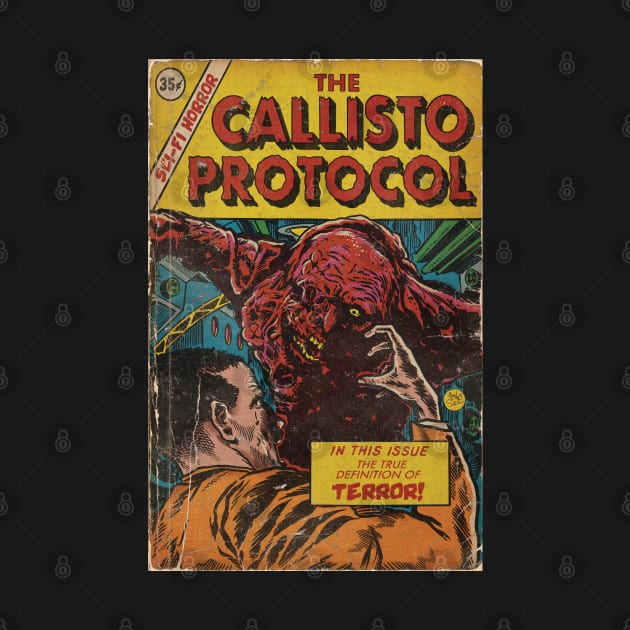 Callisto Protocol vintage comic fan art by MarkScicluna