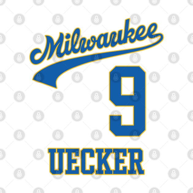 Retro Bob Uecker Baseball Jersey Tribute by darklordpug