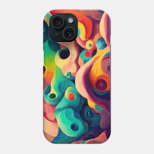 Rainbow seamless art #2 Phone Case