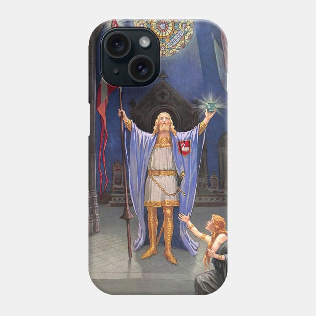 Parsifal and the Grail in the Temple at Mount Salvat Phone Case by Star Scrunch