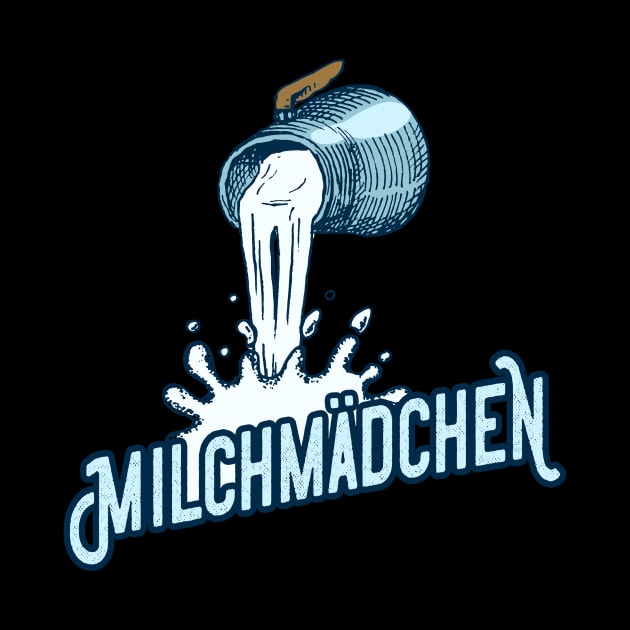 Milchmädchen Milchkanne Landwirtin by Foxxy Merch