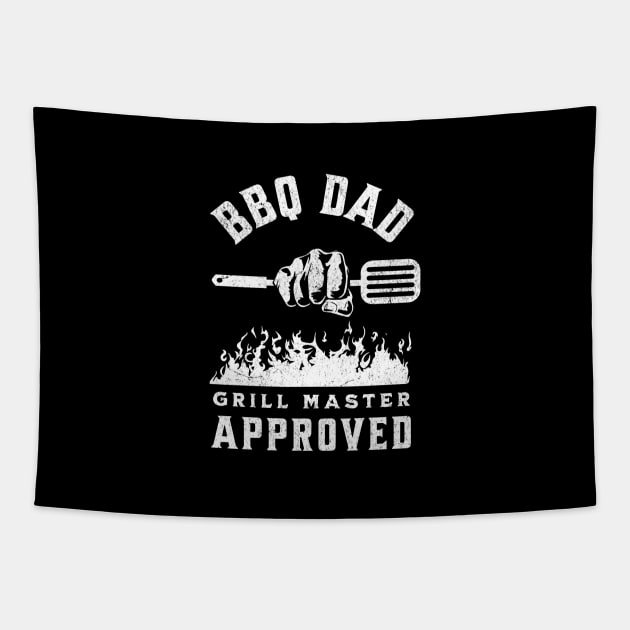 bbq dad Tapestry by Graffik-Peeps