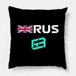 RUS - Russell F1 TV Graphic Pillow