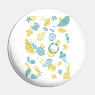 Summer Pattern Pin