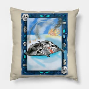 Snowy Rebel Outing Pillow