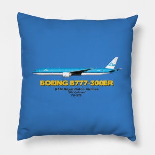 Boeing B777-300ER - KLM Royal Dutch Airlines "Old Colours" Pillow