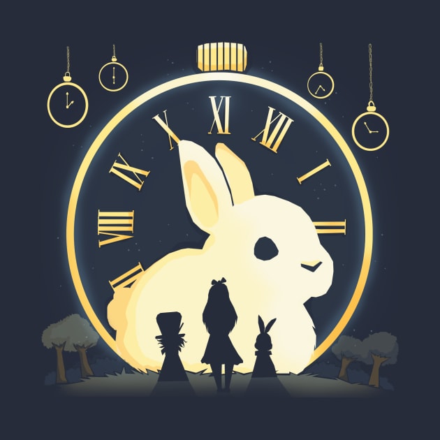 Rabbit Clock by Vallina84