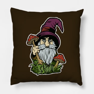 Mushroom sorcerer Pillow