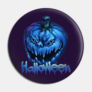 Blue pumpkin Pin