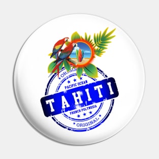 TAHITI Original Summer Beach Pin