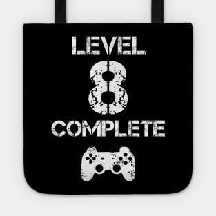 Level 8 Complete T-Shirt - Celebrate 8th Wedding - Gift Tote