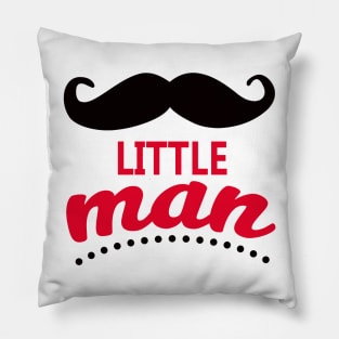 Birthday Boy of Little Man Mustache Pillow