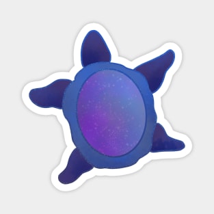 Purple Space Turtle Magnet