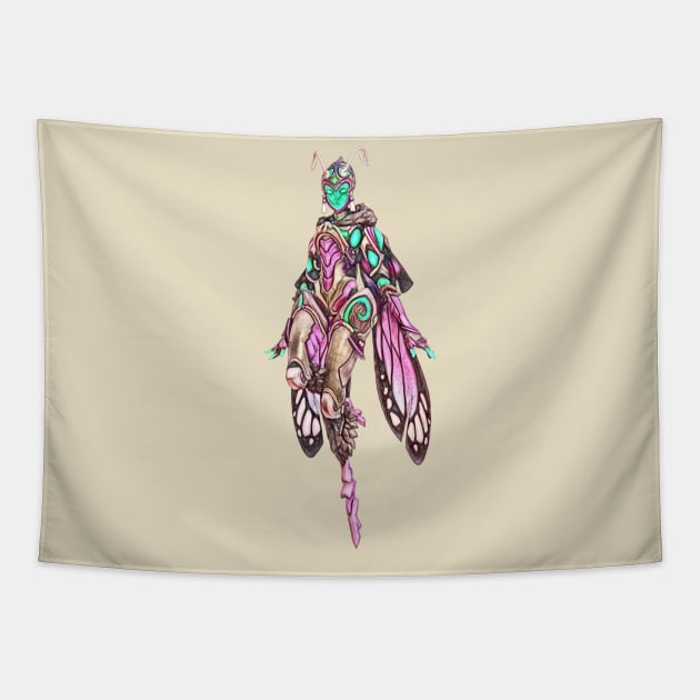 Overwatch Echo Butterfly Skin Tapestry by Green_Shirts