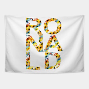 Ronald, name, typography Tapestry