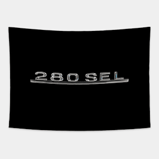 Mercedes Benz 280SEL Emblem Merchandise W108 W109 Tapestry