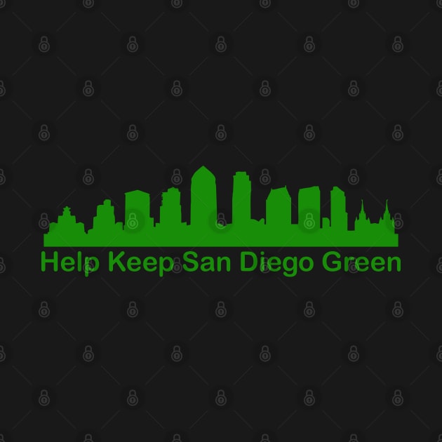 Help Keep San Diego Green - Recycle by PeppermintClover